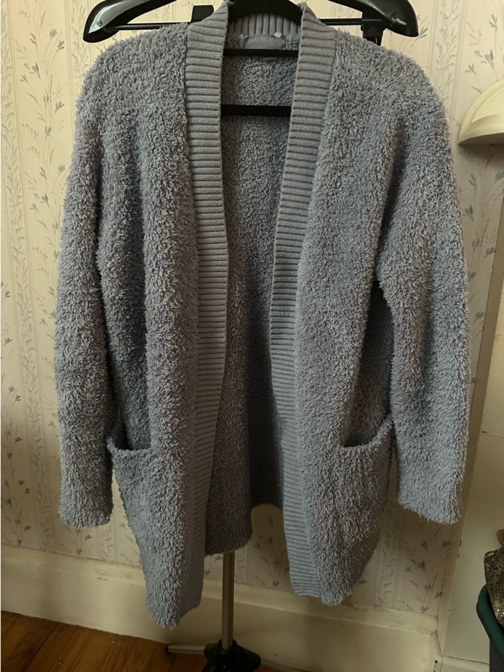 Barefoot Dreams Cozy Chic Plush Open-Front Cardigan